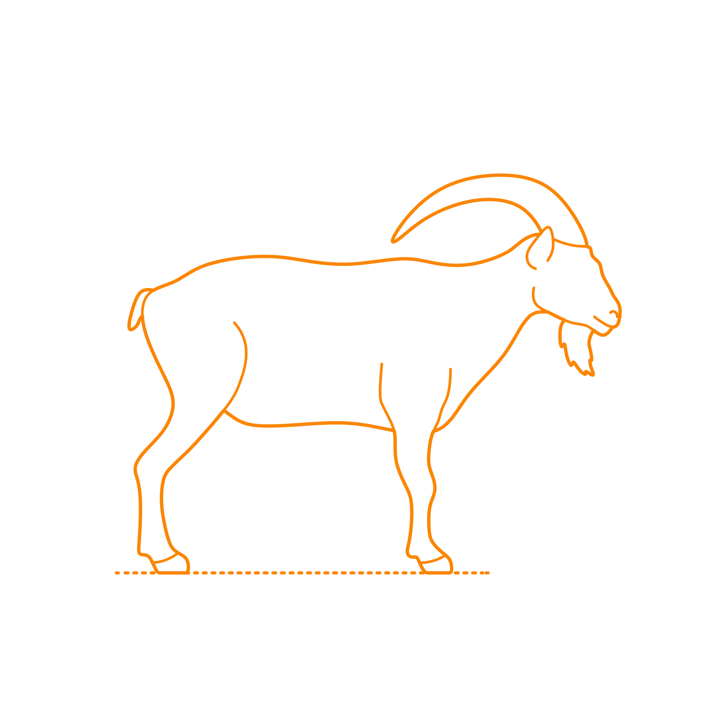 Animals Caprids West Caucasian Tur Stencil Svg Vector Free Vectors